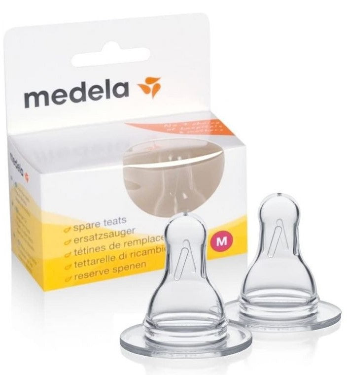 Medela Tetina Silicone Medela Fluxo Médio x2