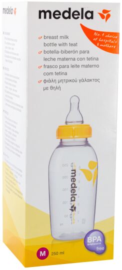 Medela Biberão  Tetina Fluxo Médio 250ml