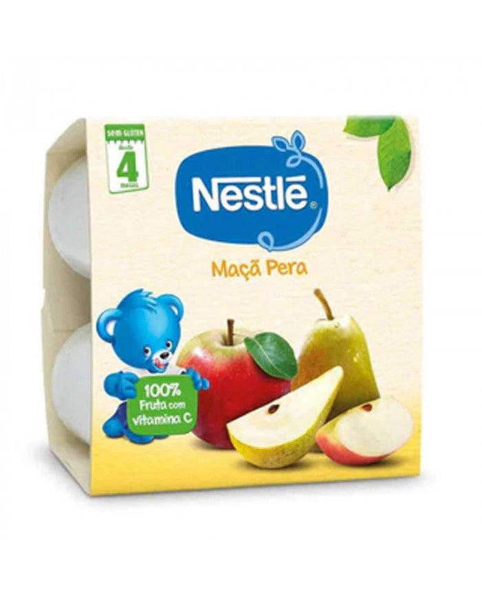 Nestlé Copinhos Maçã Pêra 4m+ 4x100g