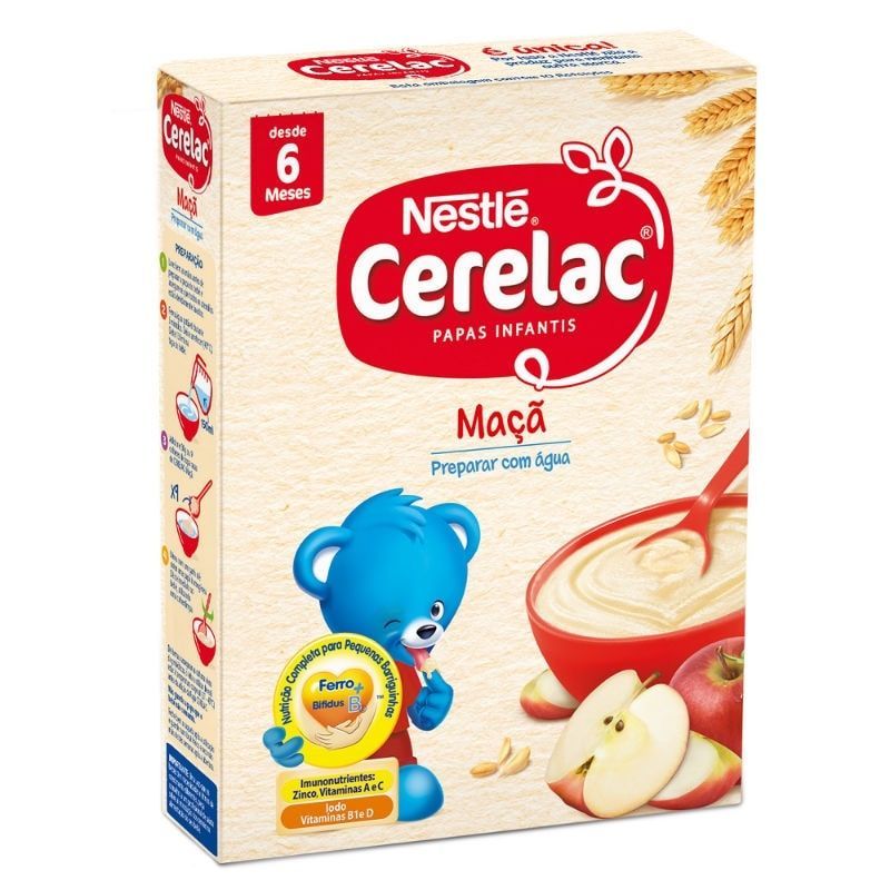 Nestlé Papa Farinha Láctea Maçã 250g