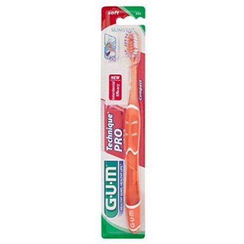 GUM Technique Pro Medium Compact Toothbrush 525