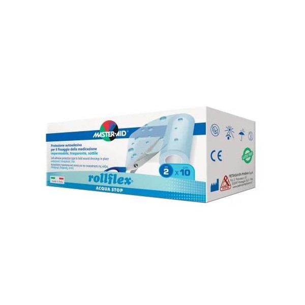 MasterAid Rollflex Acqua Stop 10cm x 2m     1 Unidade