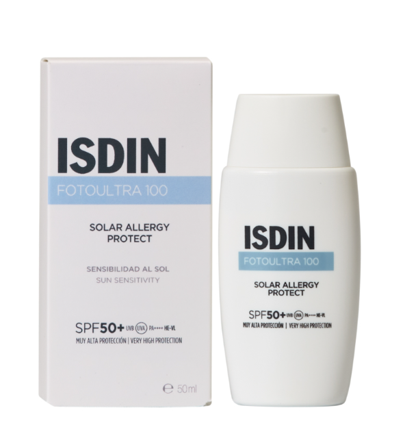 Isdin Protetor Solar FotoUltra 100 Allergy Fusion Fluid SPF50+ 50ml