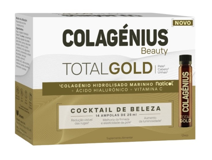 Colagénius Total Gold 14x25ml Ampolas