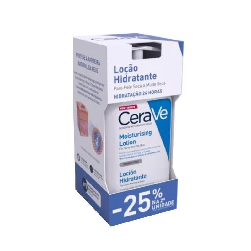 CeraVe Loção Corporal Hidratante 2x473ml