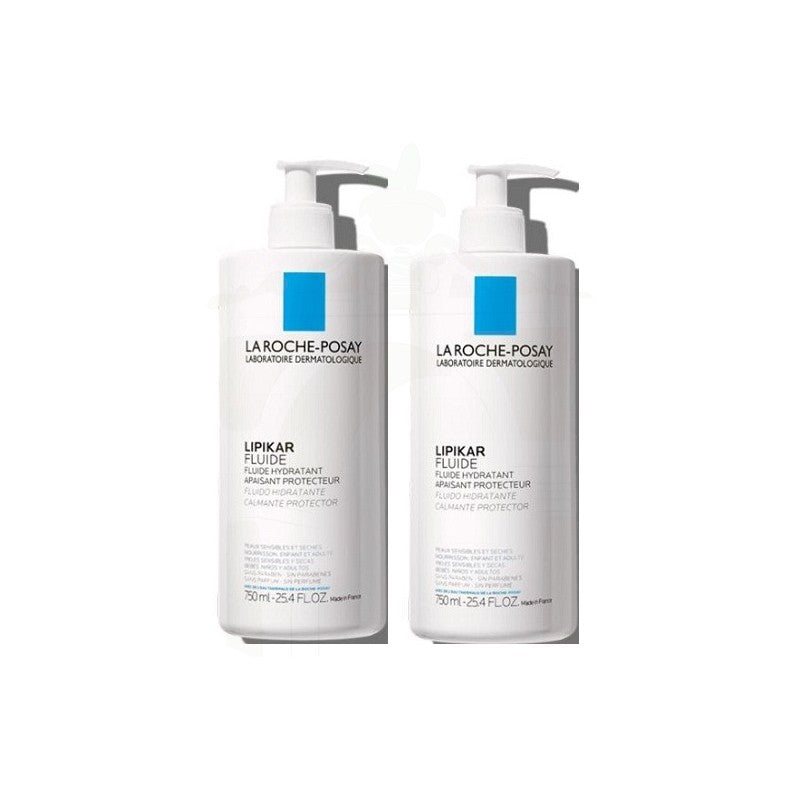 La Roche Posay Lipikar Fluido Hidratante 2x750ml