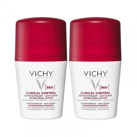 Vichy Clinical Control 96h Roll-On 2x50ml