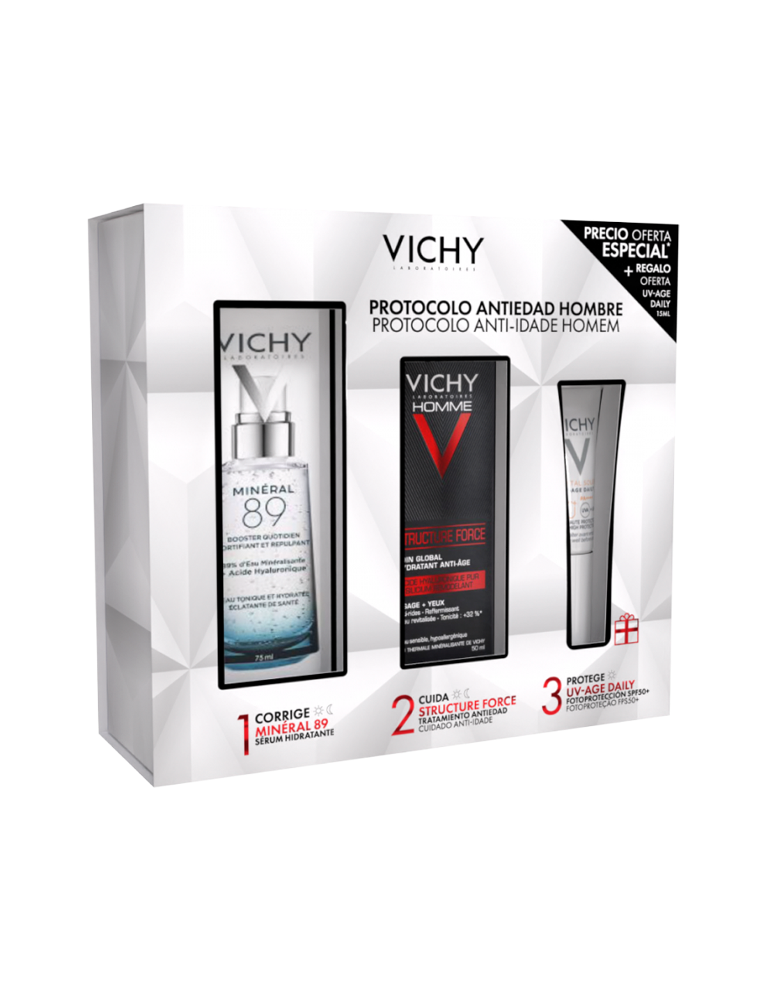 Vichy Coffret Protocolo Anti-Idad Homem