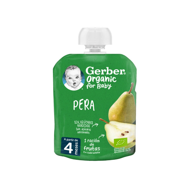 Gerber Organic Pacote de Pêra 90g