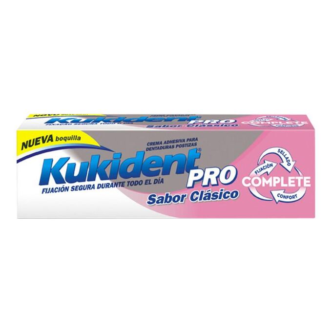 Kukident Pro Crema Prótesis Dental Completa Sabor Clásico 47g