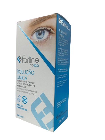 Farline Solução Única para Lentes de Contacto Formato Viagem 100ml