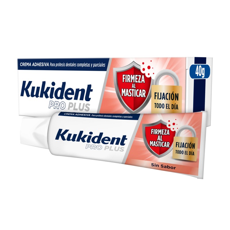 Kukident Firmeza Mastigar Creme Adesivo sem Sabor 40g