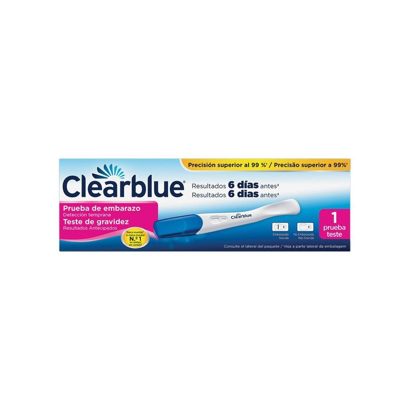 Prueba de Embarazo Temprana Clearblue 6 Días