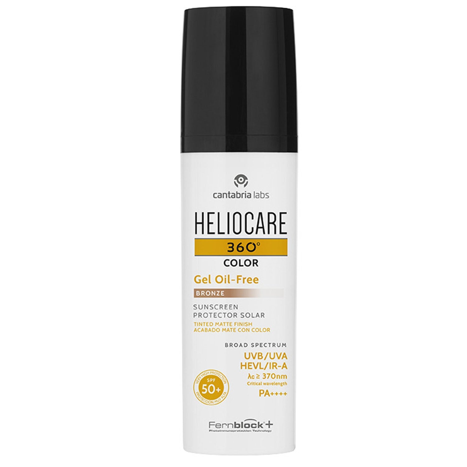 Heliocare Protetor Solar  360 Gel Oil Free Tom Bronze SPF50+ 50ml