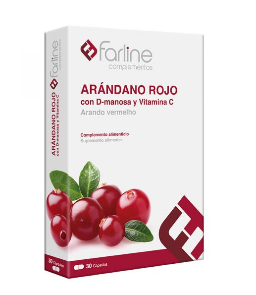 Farline Red Cranberry with D-mannose 30 Capsules