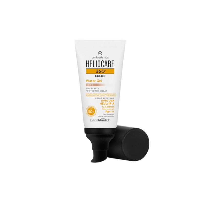 Heliocare Protetor Solar 360° Color Water Gel SPF50+ Tom Beige 50ml