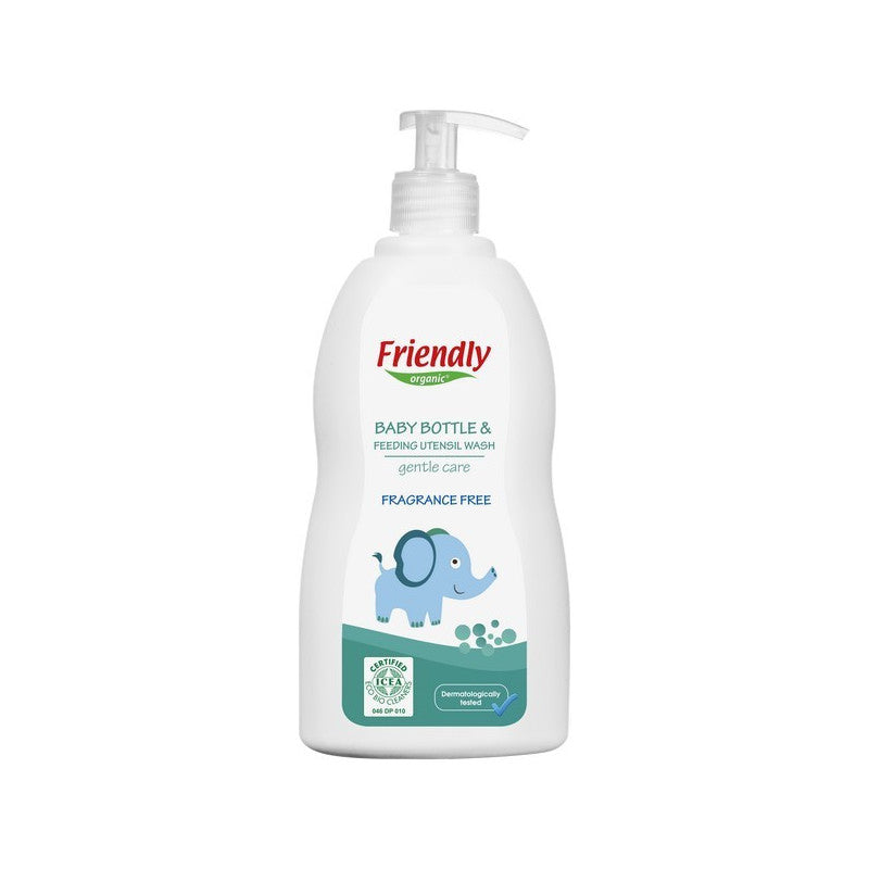 Friendly Organic Detergente de Biberões e Acessórios Sem Perfume 500ml