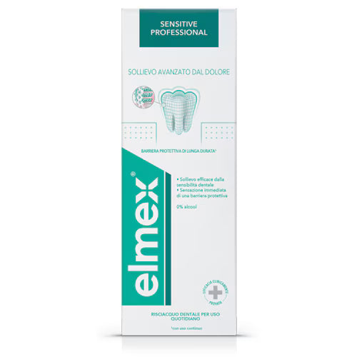 Elmex Sensitive Elixir Uso Diário sem Álcool 400ml