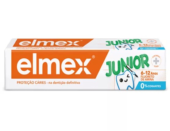 Diafarm Elmex Junior 6-12 Anos Pasta de Dentes para Crianças 75ml