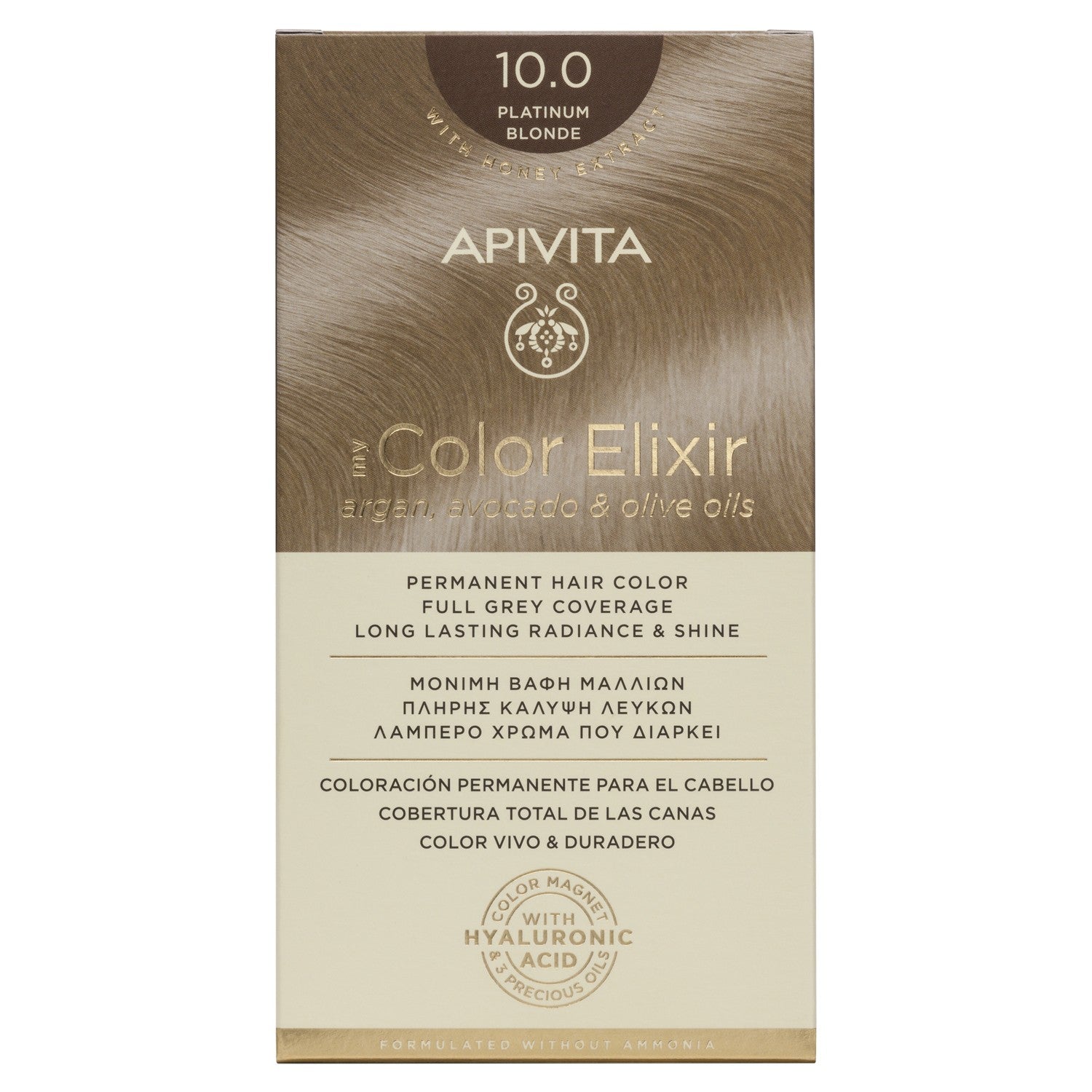 Apivita My Color Elixir Coloração Tom 10.0 Loiro Platinado