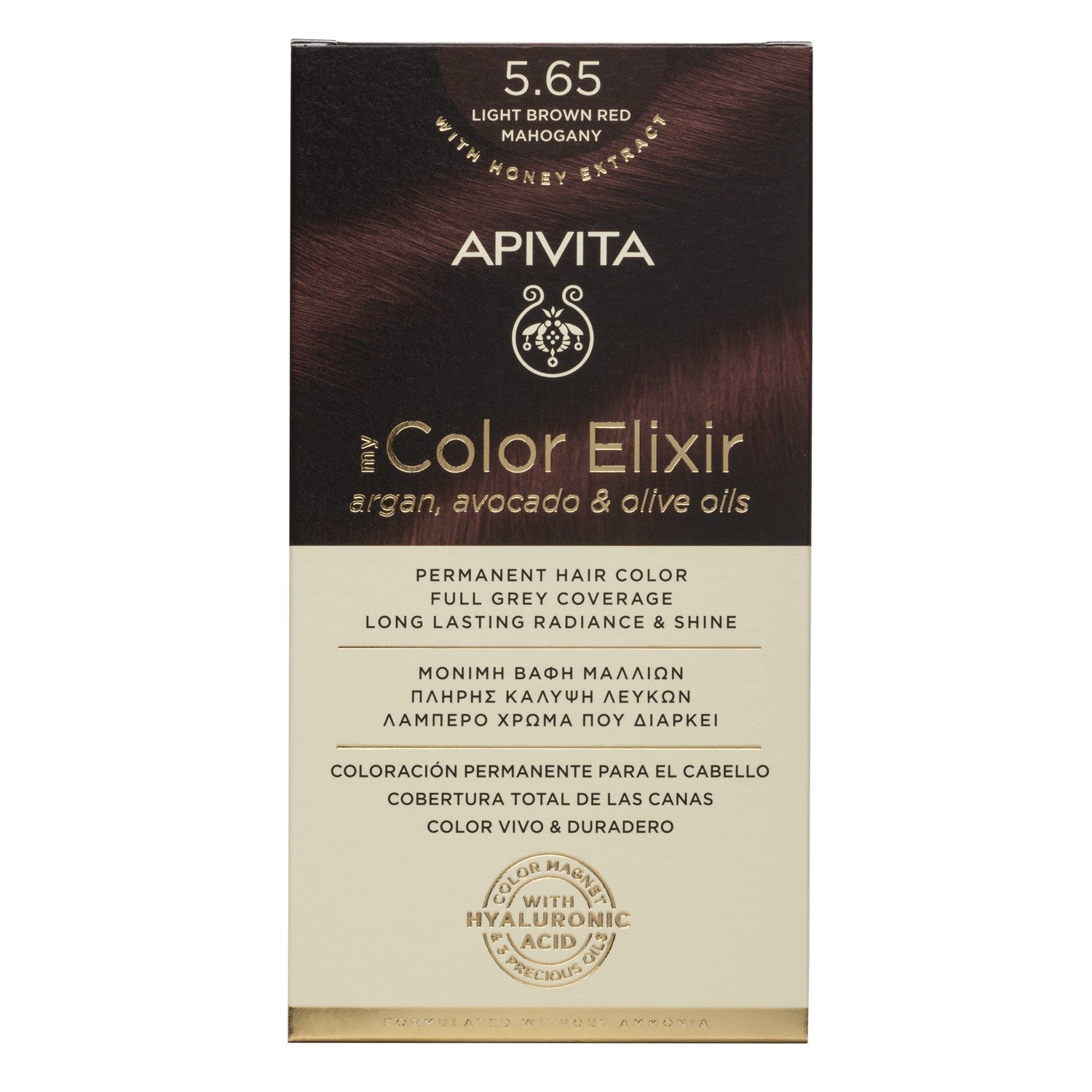 Apivita MY COLOR ELIXIR 5.65 CAST CLAR VERMELHO ACAJU