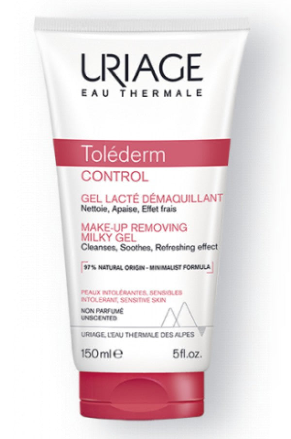 Uriage Toléderm Control Gel Leite Desmaquilhante 150ml