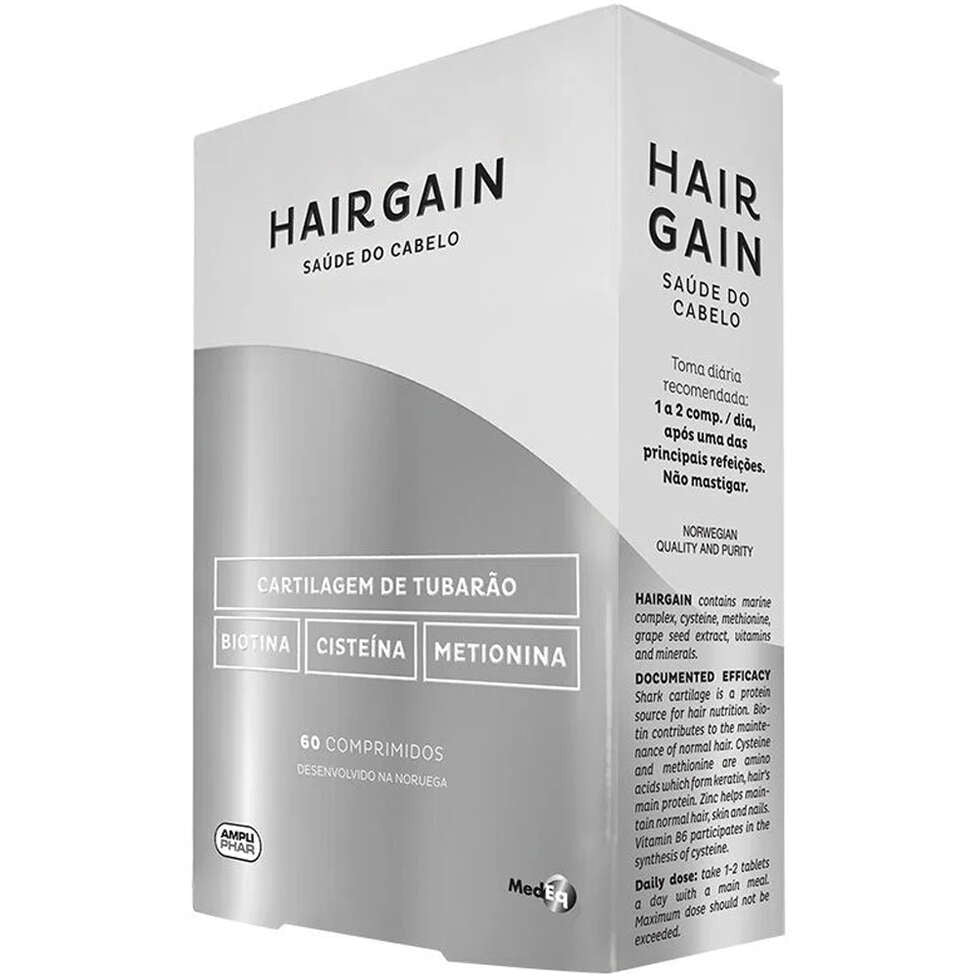 Ampliphar HairGain Cabelo e Unhas 60 Cápsulas