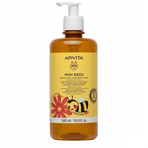 Apivita Gentle Kids Cabelo/Corpo 500Ml